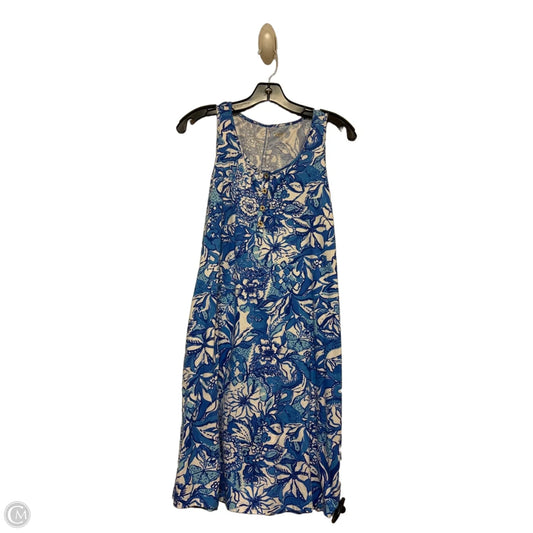 Dress Designer By Lilly Pulitzer In Blue & White, Size: Xs