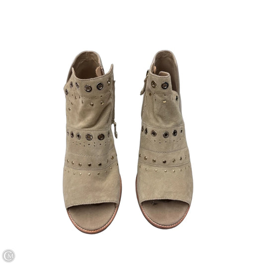 Sandals Heels Block By Geox Shoes In Tan, Size: 8.5