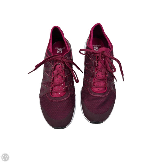 Shoes Athletic By Clothes Mentor In Maroon, Size: 9