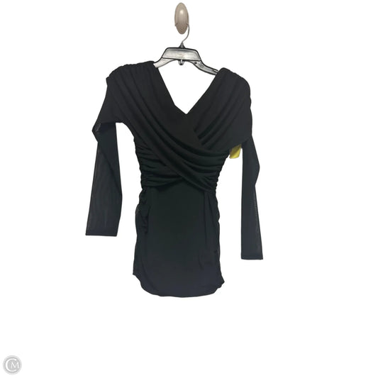 Top Long Sleeve By Loft In Black, Size: L
