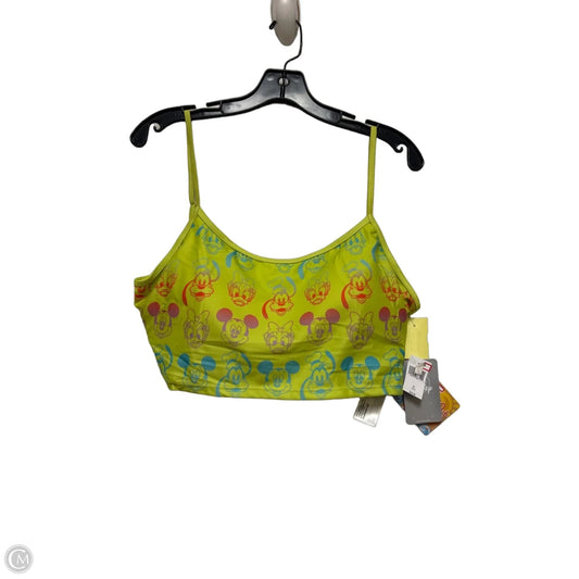 Athletic Bra By Disney Store In Green, Size: Xl