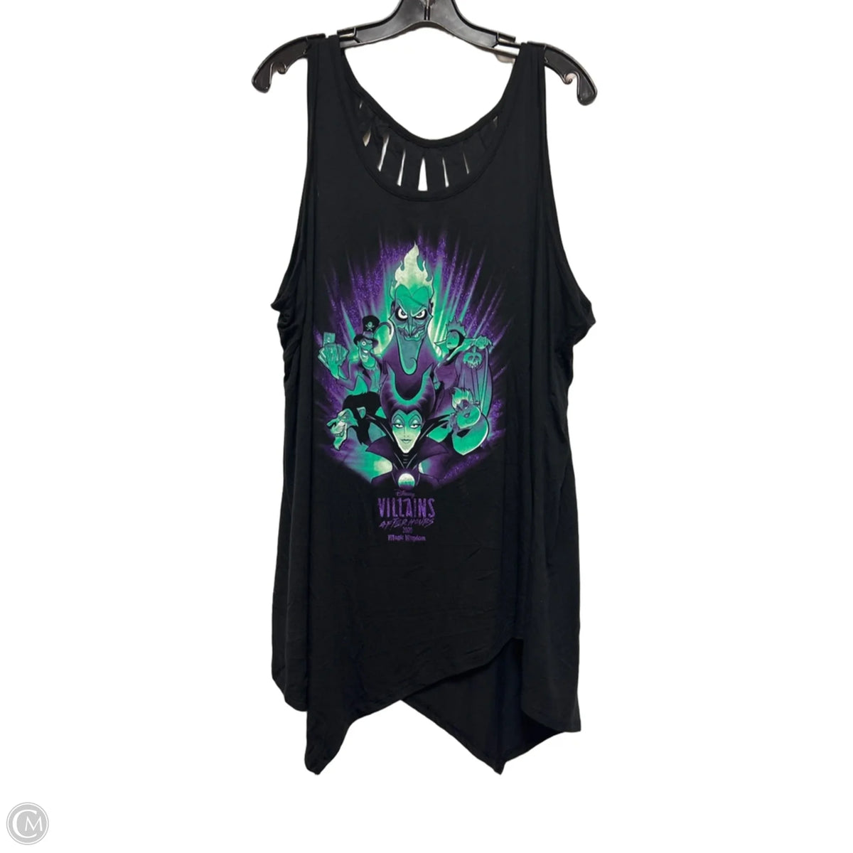 Top Sleeveless Basic By Disney Store In Black, Size: 3x