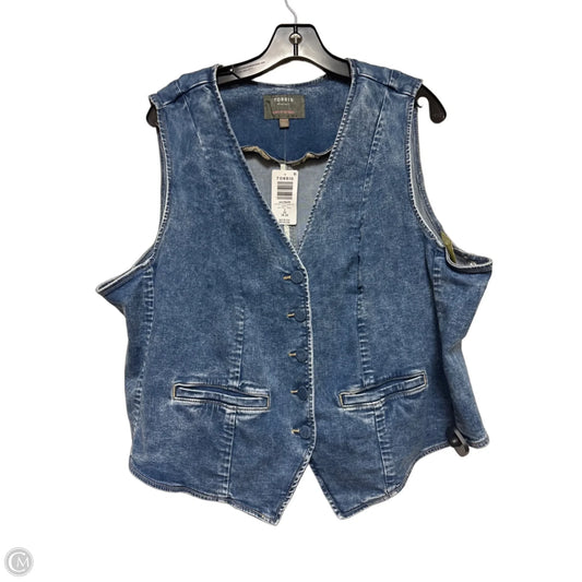 Vest Other By Torrid In Blue Denim, Size: 2x