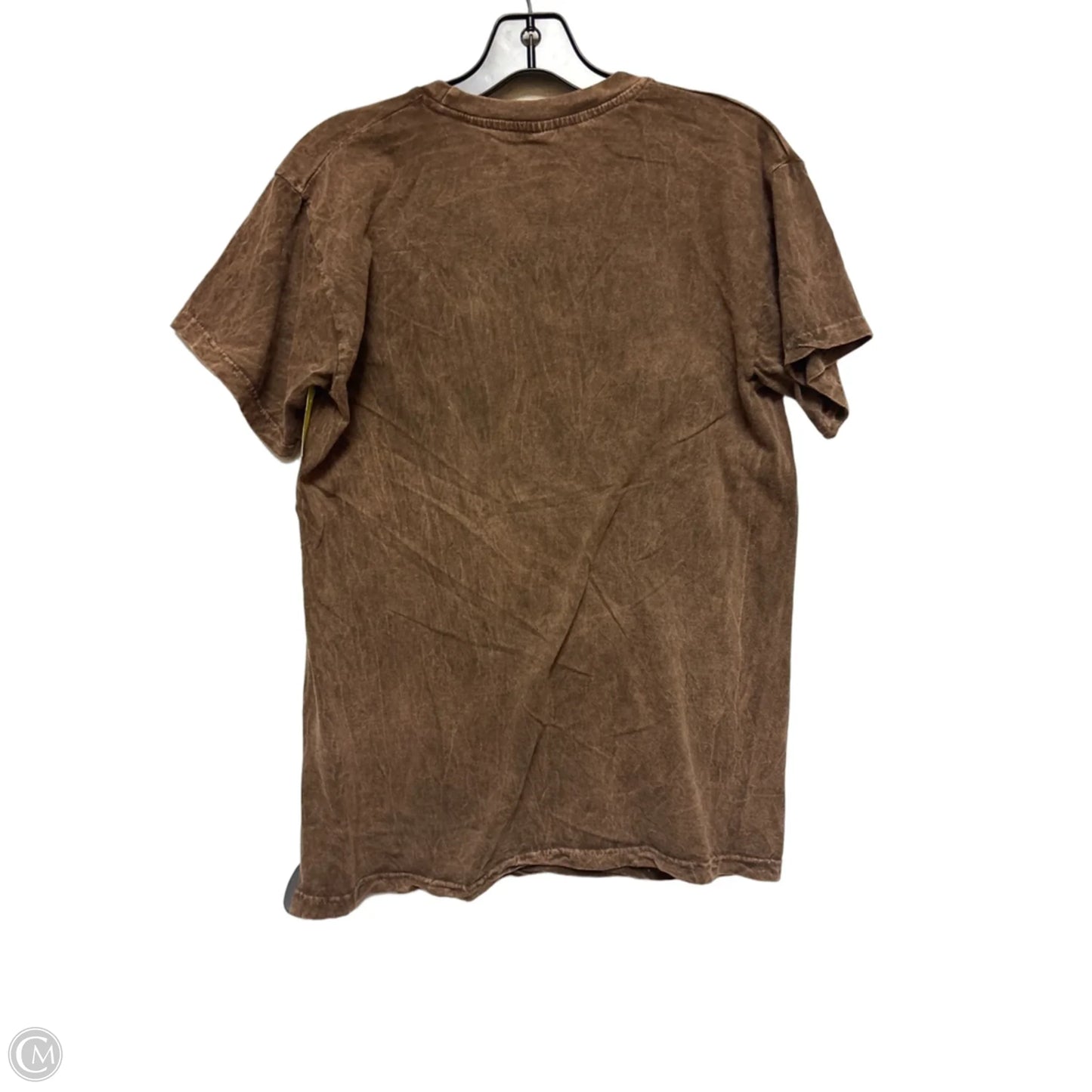 Top Short Sleeve Basic By Clothes Mentor In Brown, Size: S