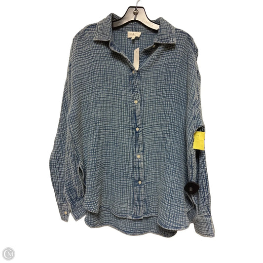 Top Long Sleeve By Lou And Grey In Blue, Size: Xs