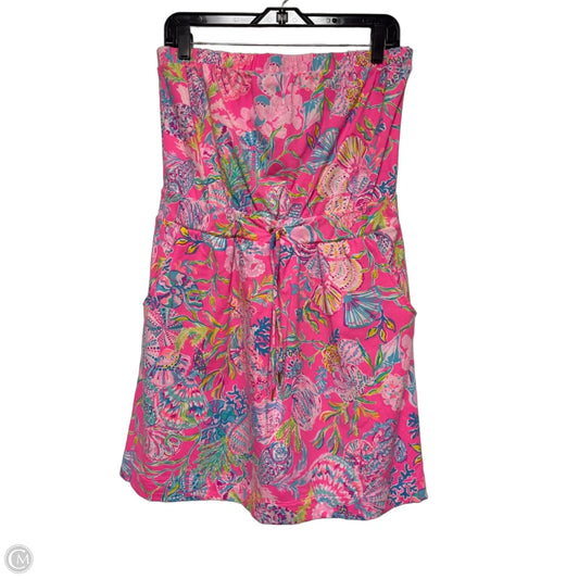 Dress Designer By Lilly Pulitzer In Nautical Print, Size: L