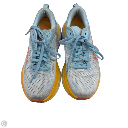 Shoes Athletic By Hoka In Blue & Orange, Size: 7.5
