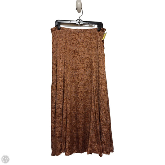 Skirt Midi By Banana Republic In Animal Print, Size: 12