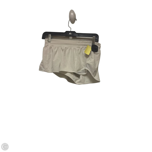 Athletic Shorts By Lululemon In Cream, Size: 6