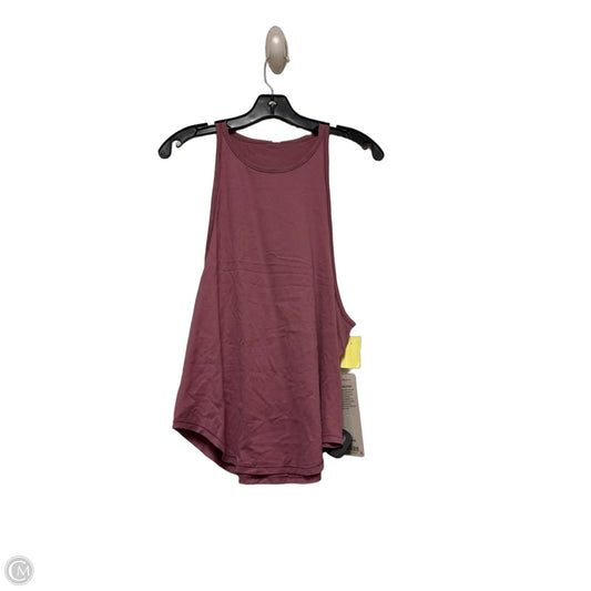 Athletic Tank Top By Lululemon In Purple, Size: 6