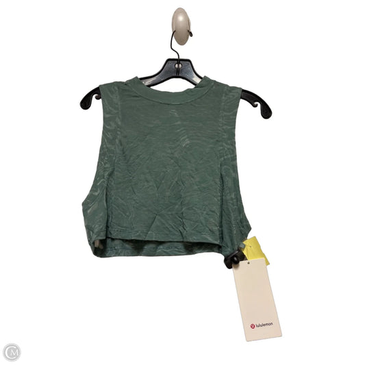Athletic Tank Top By Lululemon In Green, Size: 2