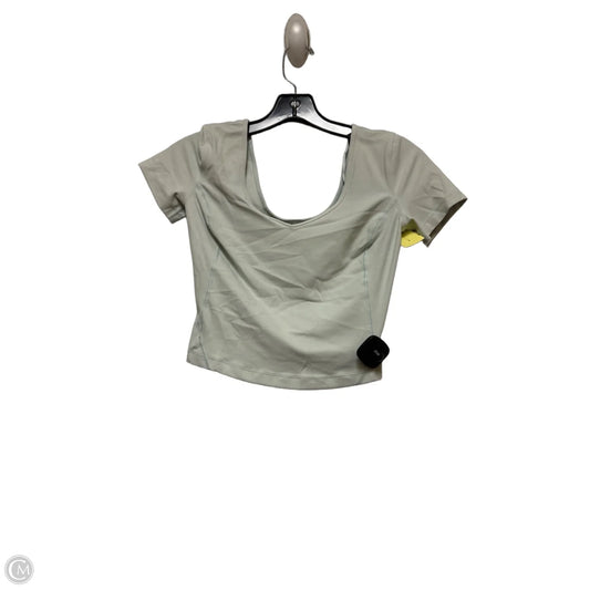 Athletic Top Short Sleeve By Lululemon In Blue, Size: S