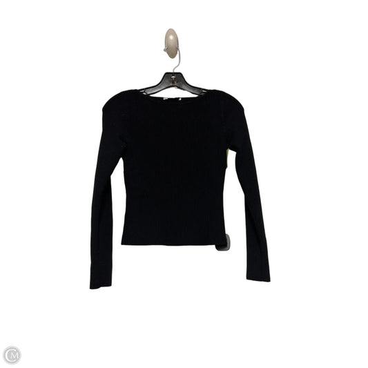 Top Long Sleeve By Abercrombie And Fitch In Black, Size: Xs