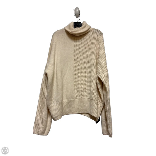 Sweater By Top Shop In Cream, Size: L