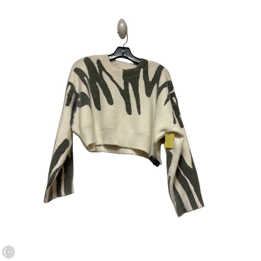 Sweater By Altard State In Grey & White, Size: M