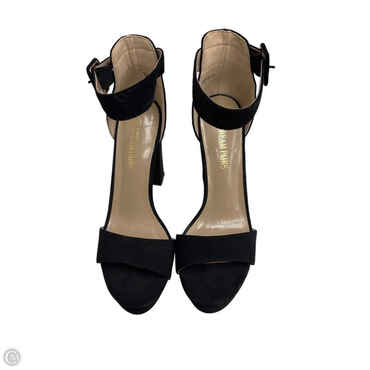 Sandals Heels Block By Dream Pairs In Black, Size: 8