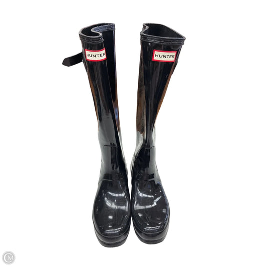 Boots Designer By Hunter In Black, Size: 9