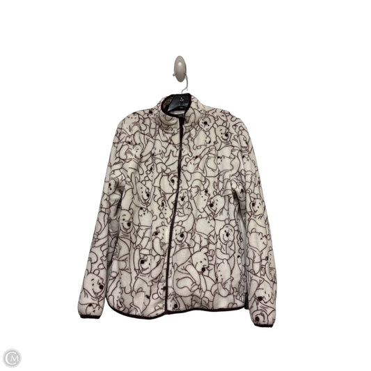 Jacket Other By Disney Store In Brown & White, Size: L