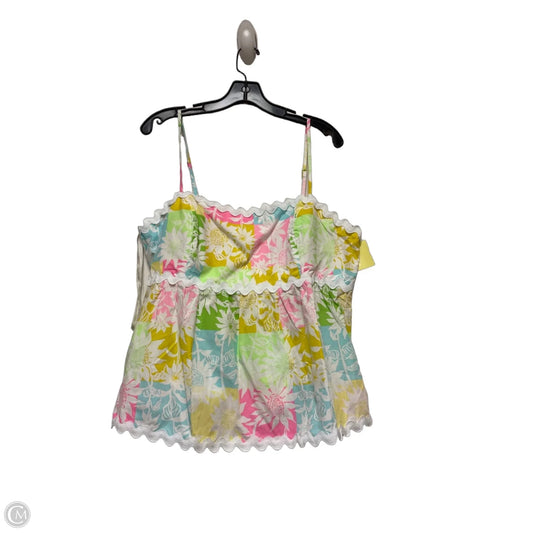 Top Sleeveless Designer By Lilly Pulitzer In Multi-colored, Size: Xl