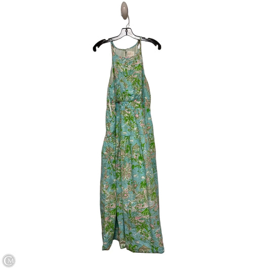 Dress Designer By Lilly Pulitzer In Blue & Green, Size: Xl