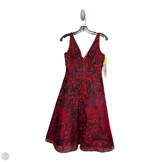 Dress Casual Short By Clothes Mentor In Purple & Red, Size: Xs