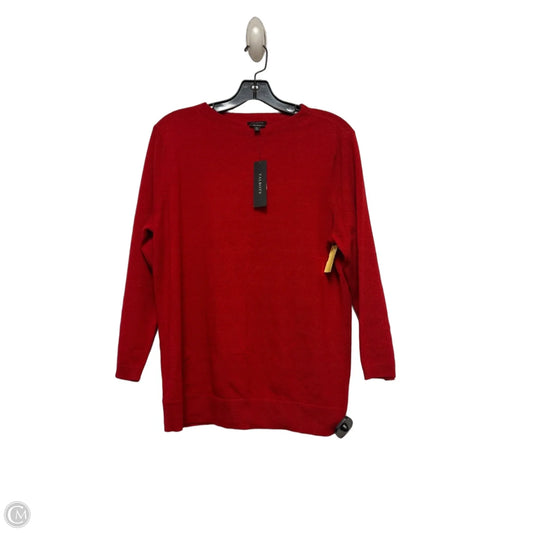 Sweater By Talbots In Red, Size: Xl