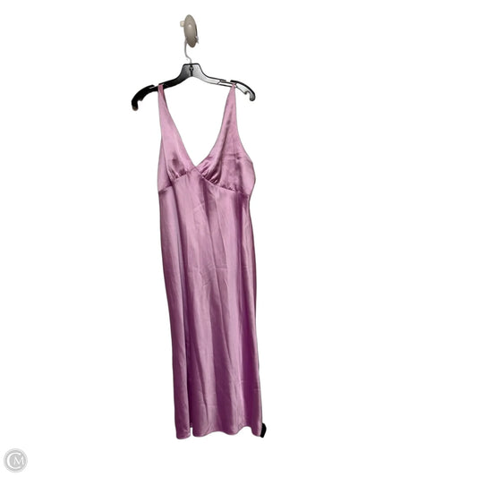 Dress Casual Midi By Bhldn In Purple, Size: Xl