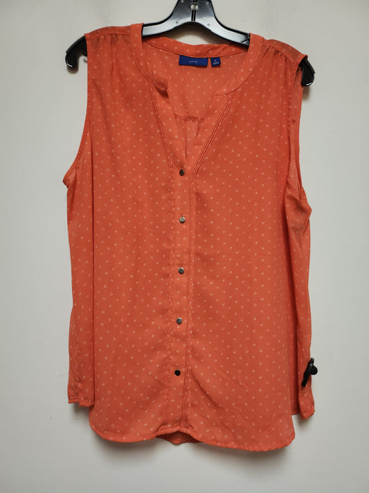 Top Sleeveless By Apt 9  Size: Xl