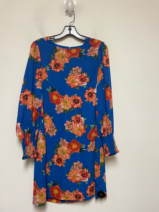 Floral Print Dress Casual Short Gibson And Latimer, Size M