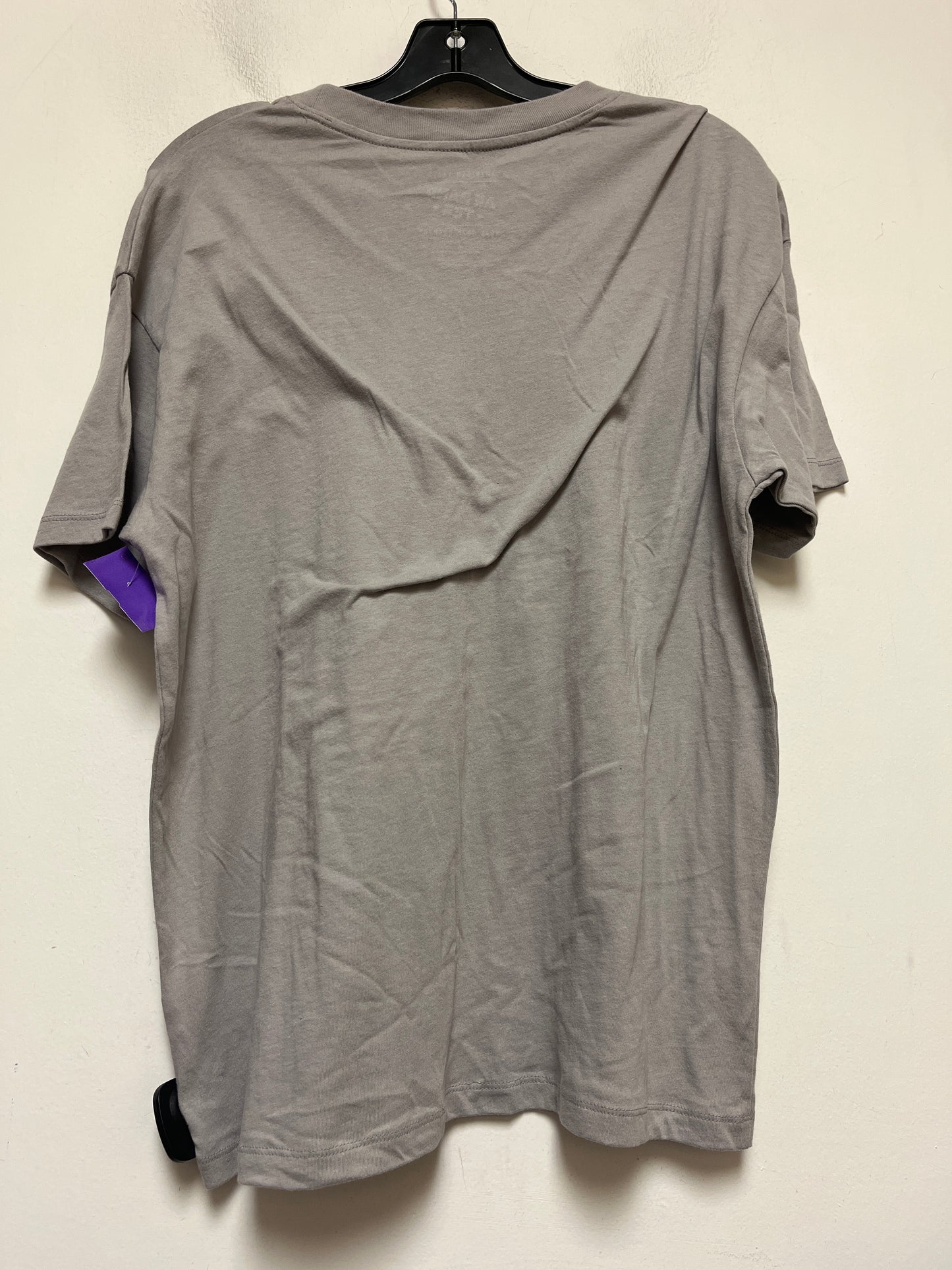 Grey Top Short Sleeve Basic American Eagle, Size Xs