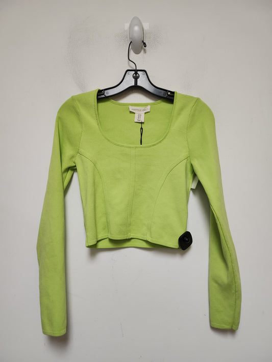 Green Top Long Sleeve Clothes Mentor, Size S