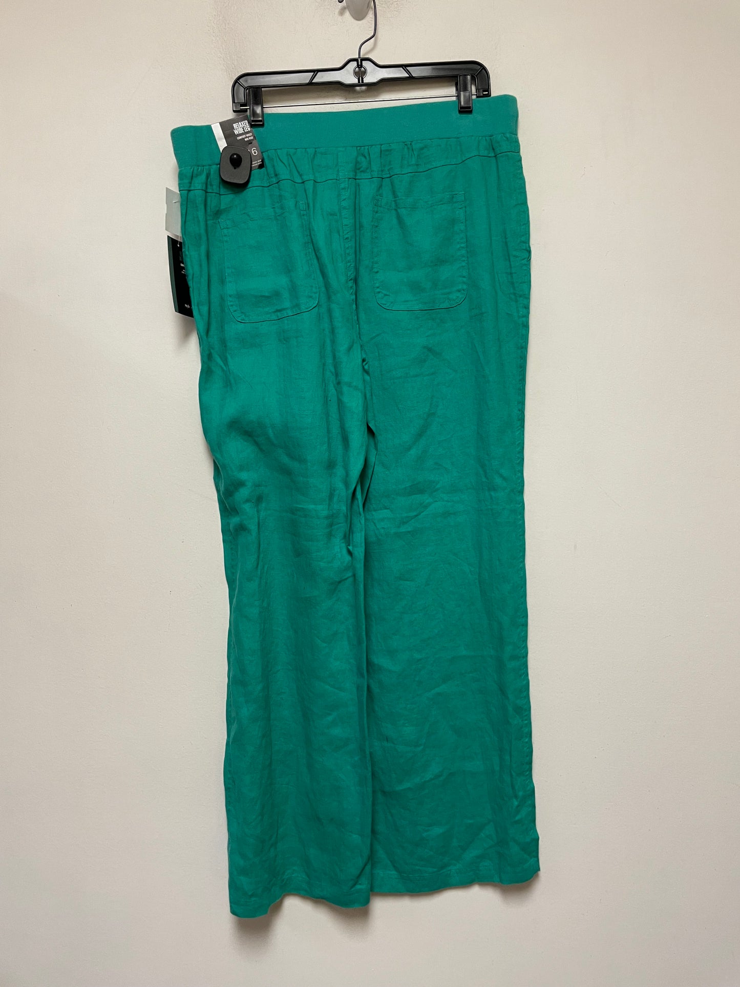 Pants Linen By Style And Company In Teal, Size: 16