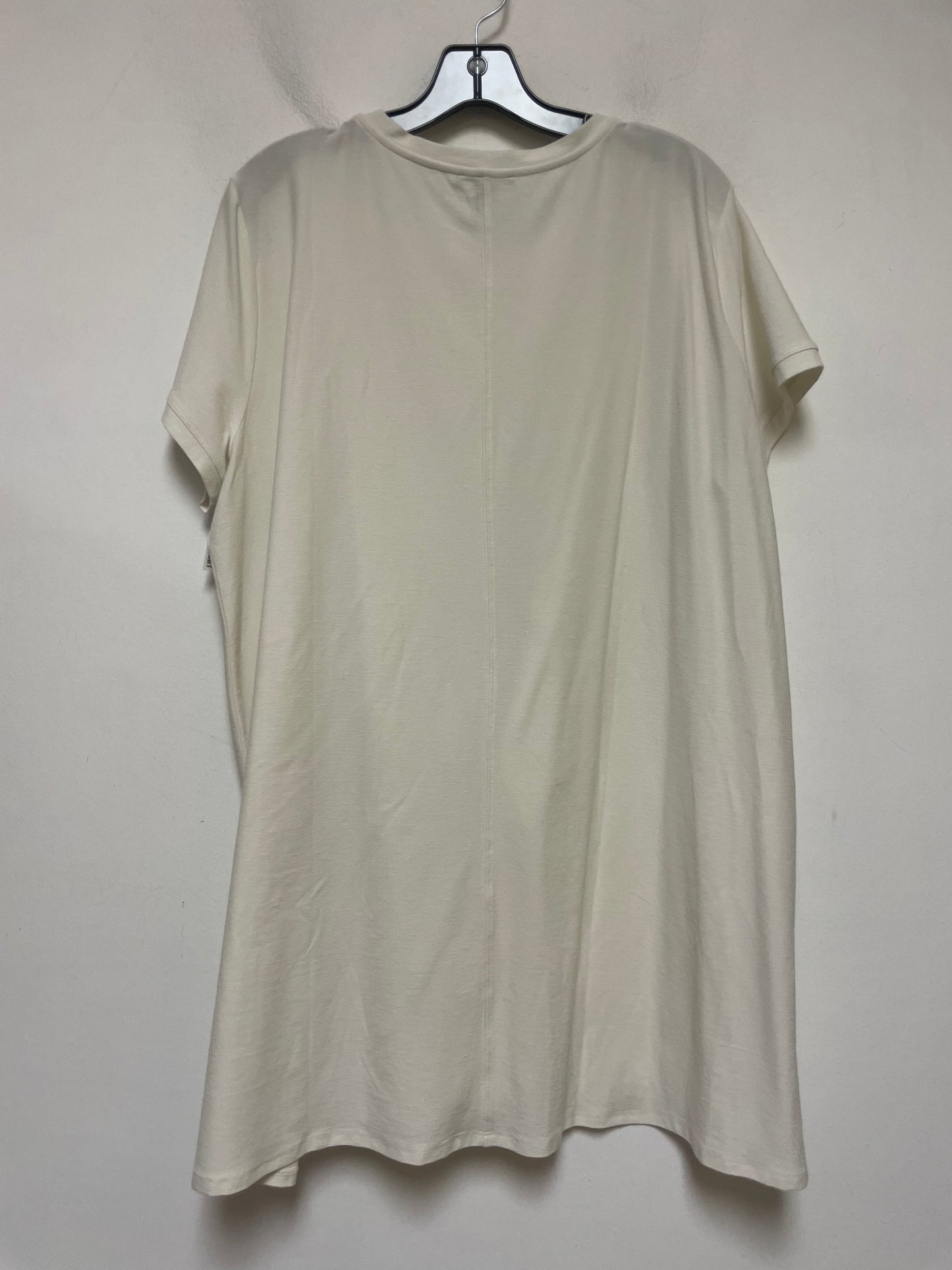 Athletic Dress By Eileen Fisher In Cream, Size: 2x