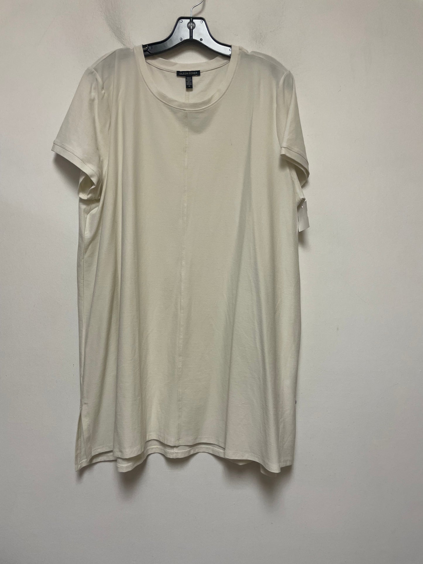 Athletic Dress By Eileen Fisher In Cream, Size: 2x