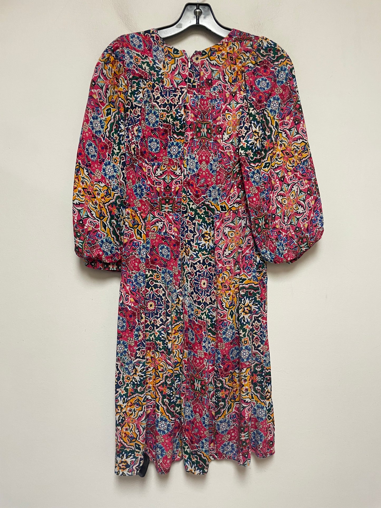 Dress Casual Midi By Calvin Klein In Multi-colored, Size: Xs