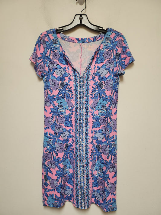 Dress Casual Short By Lilly Pulitzer In Blue & Pink, Size: S