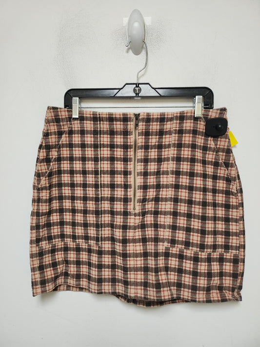 Skirt Mini & Short By Wild Fable In Plaid Pattern, Size: 14