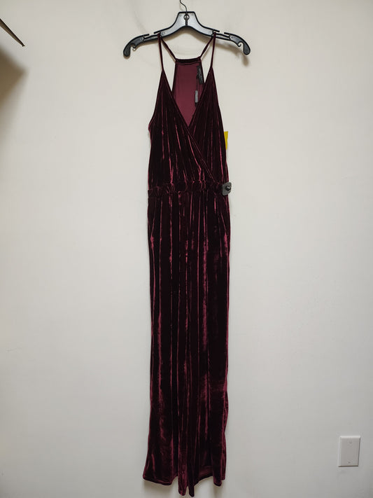 Jumpsuit By Romeo And Juliet In Maroon, Size: M