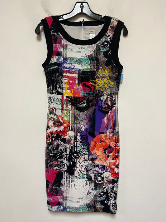 Dress Casual Midi By Cache In Multi-colored, Size: S