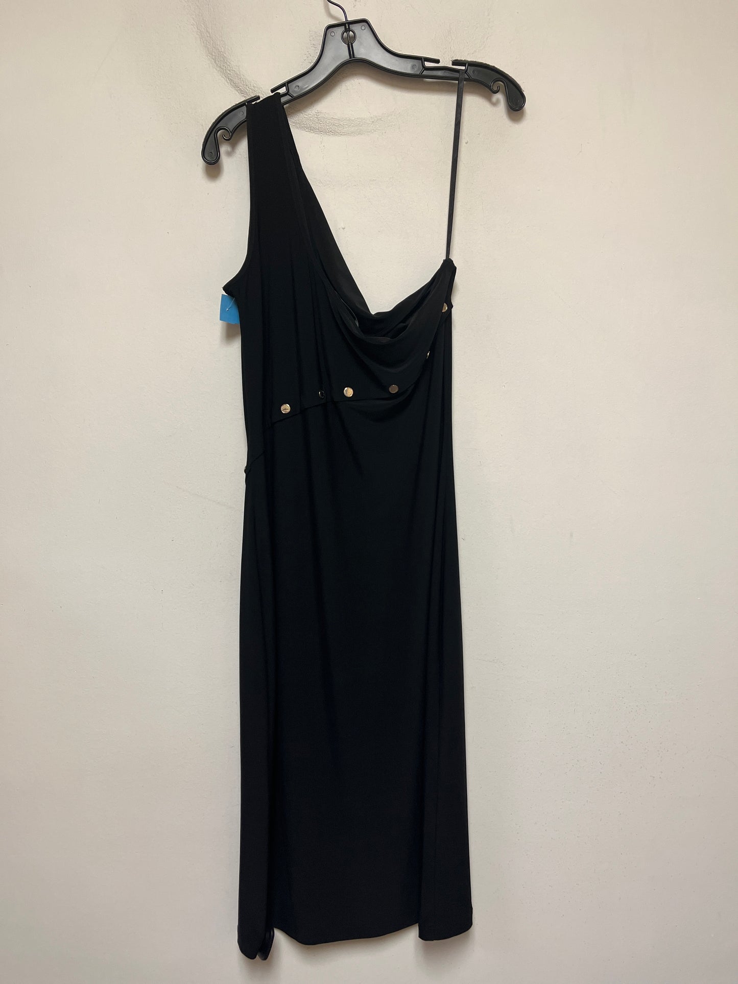 Dress Casual Midi By White House Black Market In Black, Size: M