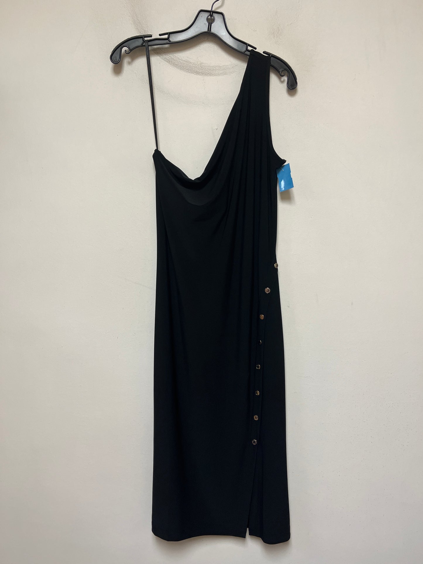 Dress Casual Midi By White House Black Market In Black, Size: M