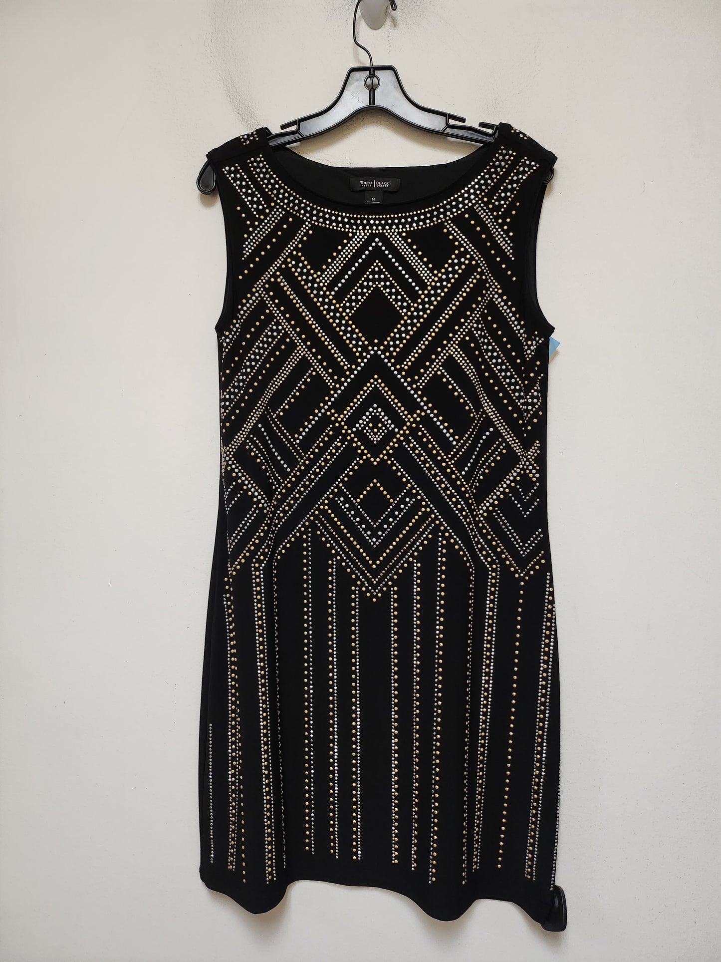 Dress Casual Short By White House Black Market In Gold & Silver, Size: M