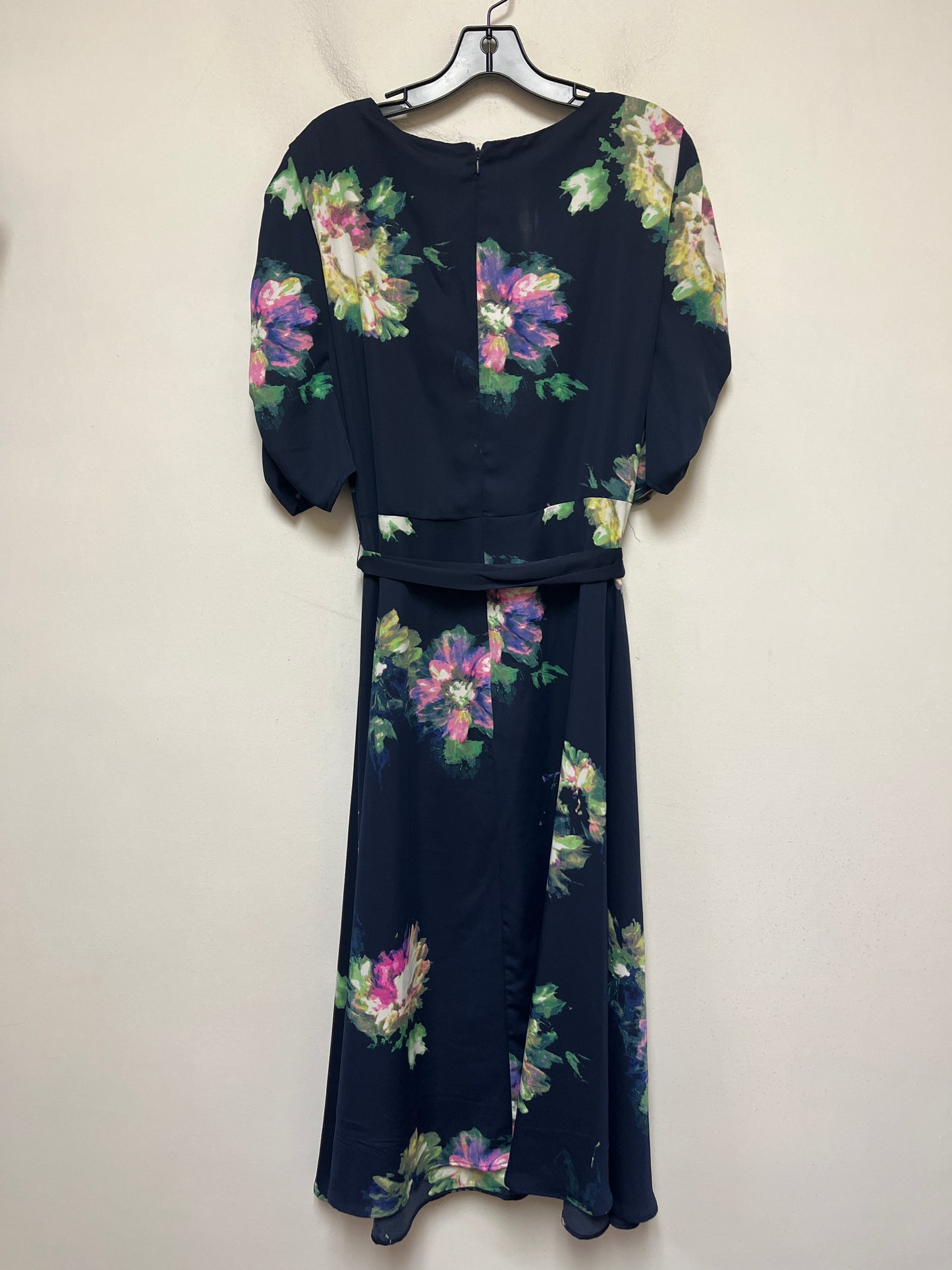 Dress Casual Midi By Dkny In Floral Print, Size: 2x