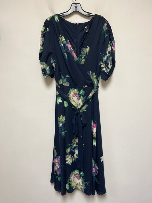 Dress Casual Midi By Dkny In Floral Print, Size: 2x