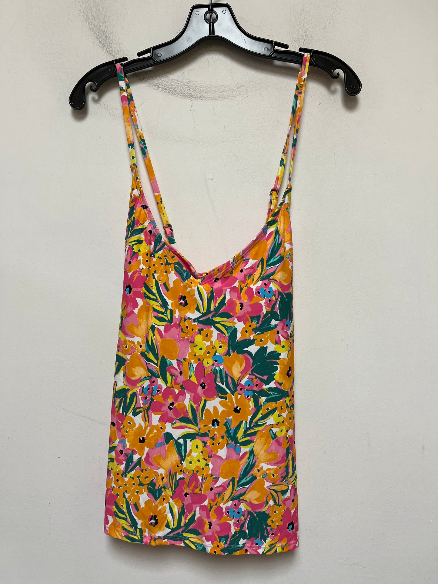 Floral Print Swimsuit 2pc Clothes Mentor, Size Xl