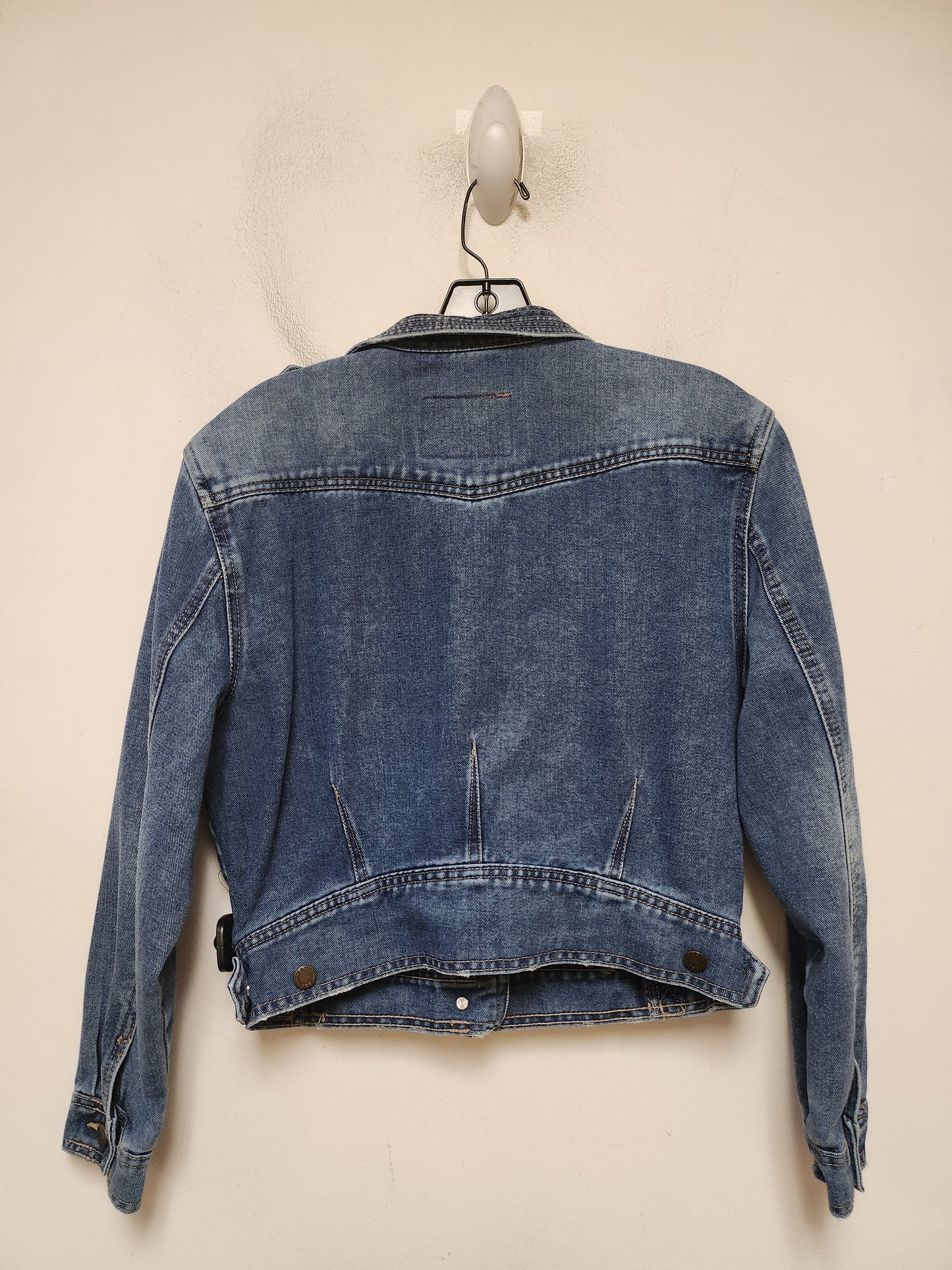 Jacket Denim By Clothes Mentor In Blue Denim, Size: M