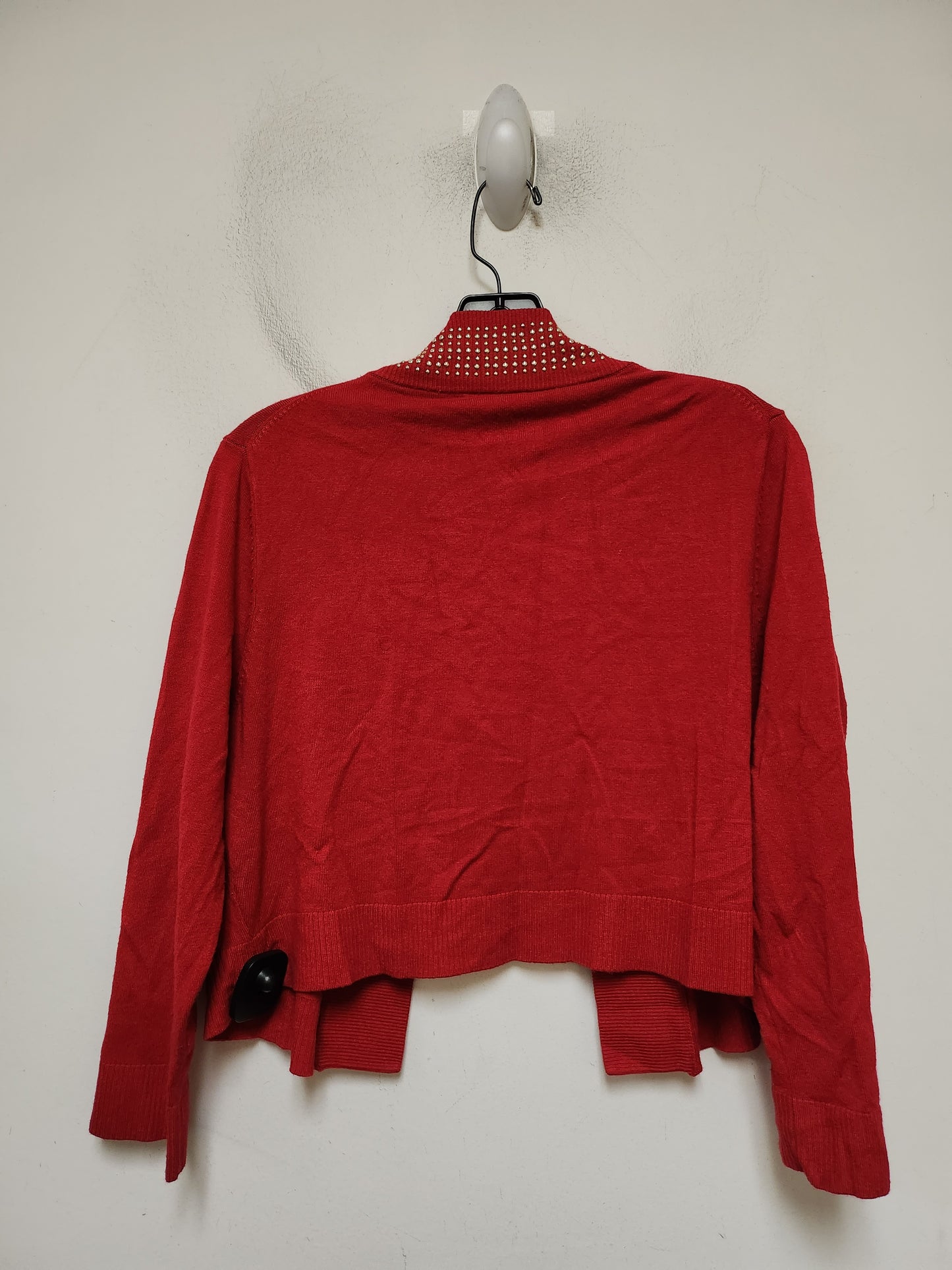 Cardigan By Calvin Klein In Red, Size: L