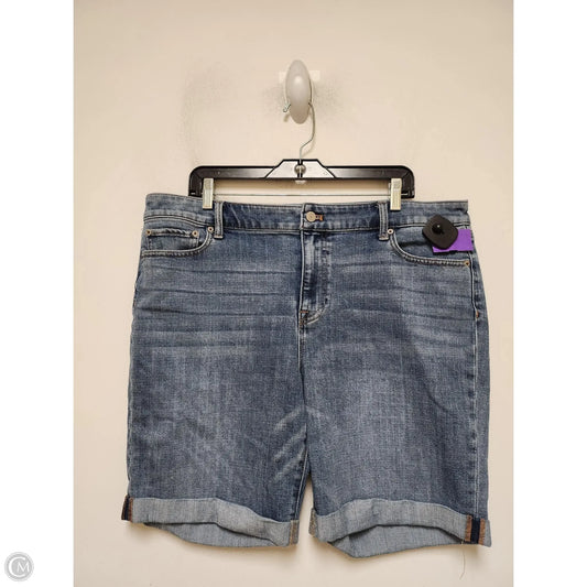 Shorts By Talbots In Blue Denim, Size: 16