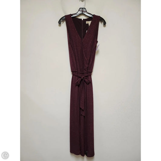 Jumpsuit By Michael By Michael Kors In Maroon, Size: S