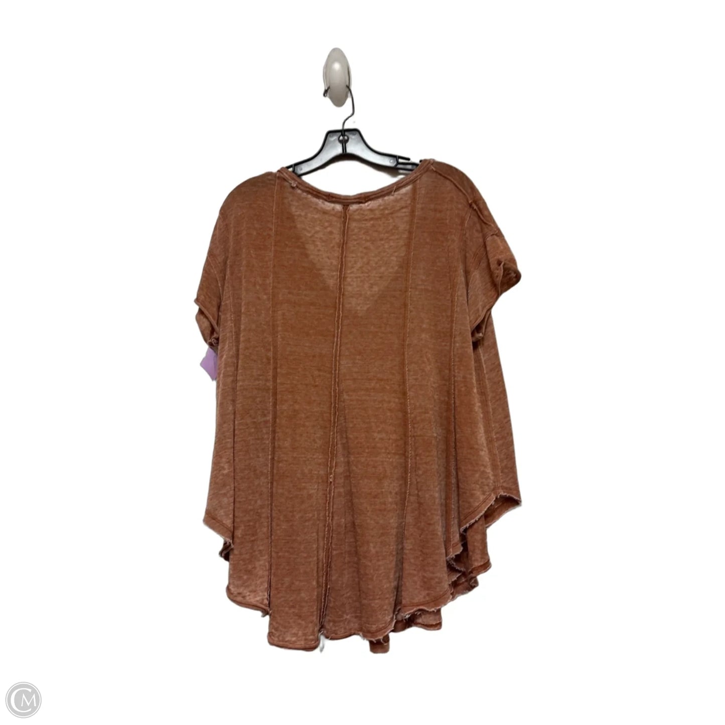 Top Short Sleeve Basic By We The Free In Brown, Size: M